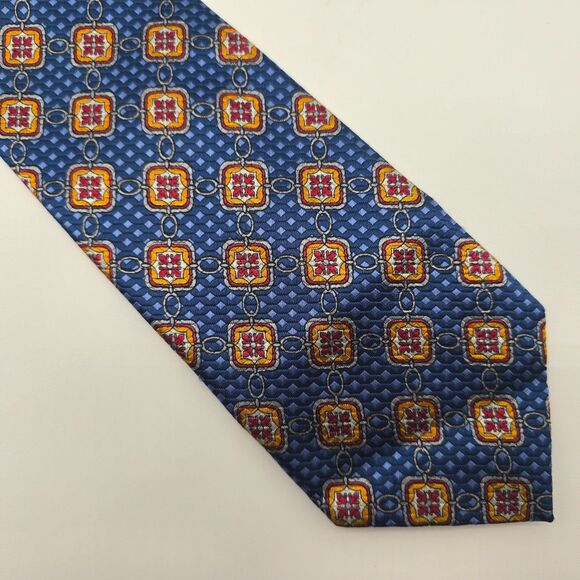 Jos. A. Bank Signature Gold Limited Edition Italian Silk Tie 3.75x60 - Picture 3 of 11